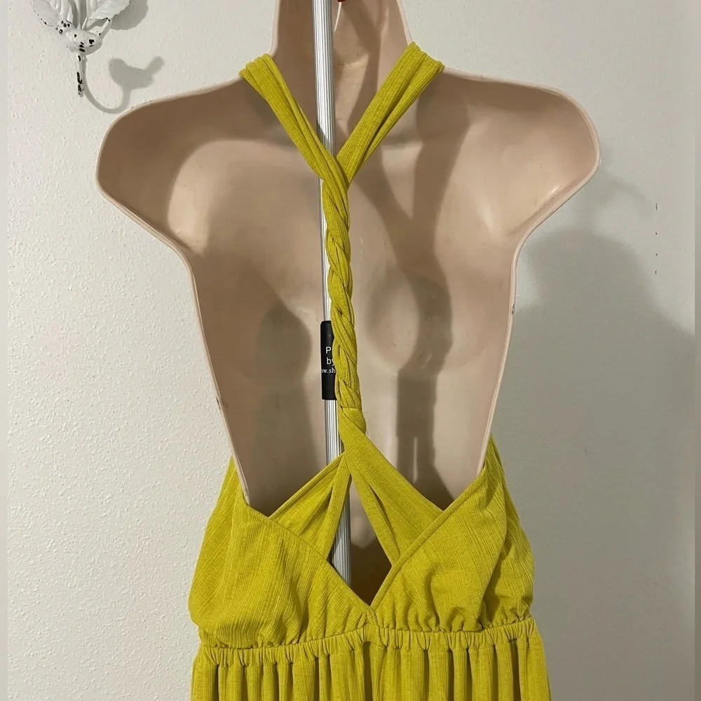 Free People Beach Golden Days Maxi Dress Medium - Picture 8 of 14